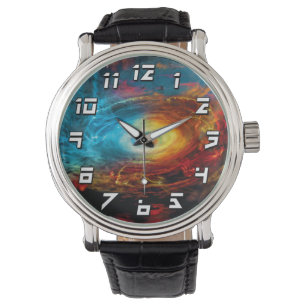 Montre Illustration d'un trou noir supermassif