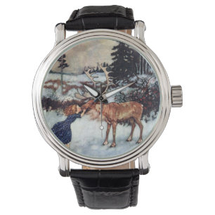 Montre Illustration vintage de la Reine de neige