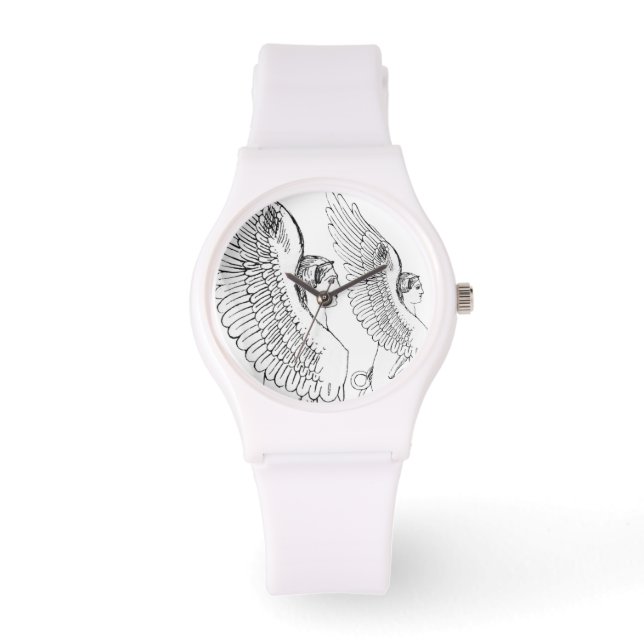 Montre Illustration vintage Sphinx (Recto)