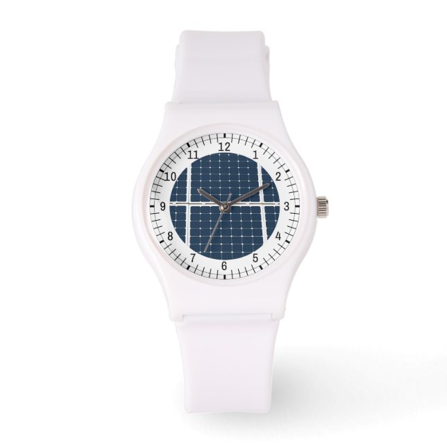 Montre Image amusante du panneau d'énergie solaire (Recto)