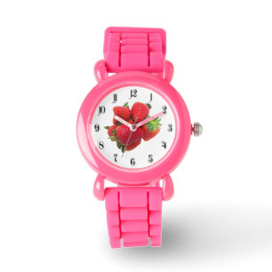 Montre Image de fraises de rêve profondes