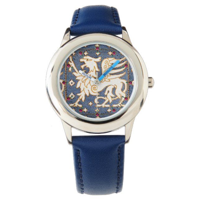MONTRE IMAGINAIRE BLANC BLEU GRIFFINS (devant)