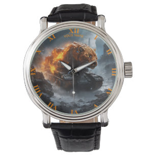 Montre Imaginaire Cute Panther Tank Fire
