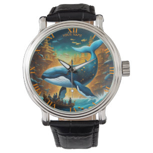 Montre Imaginaire Cute Vivid Majestic Grande baleine