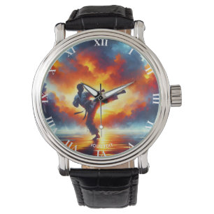 Montre Imaginaire joli Sunset Karate Fighter