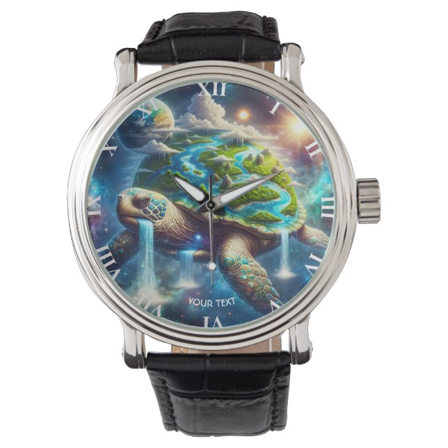 Montre Imaginaire Mare Turtle Espace Terre (devant)