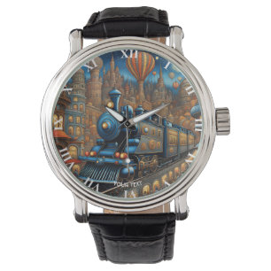 Montre Imaginaire mignon train Cartoon Ville