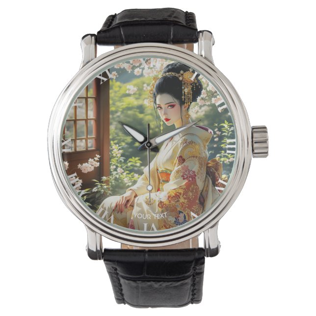 Montre Imaginaire Mignonne beauté orientale extrême (devant)