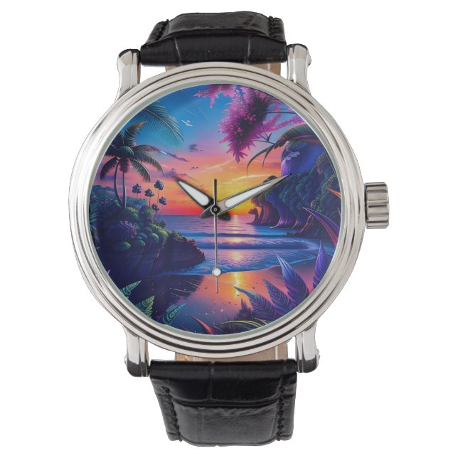 Montre Imaginaire Tropical Beach Two (devant)