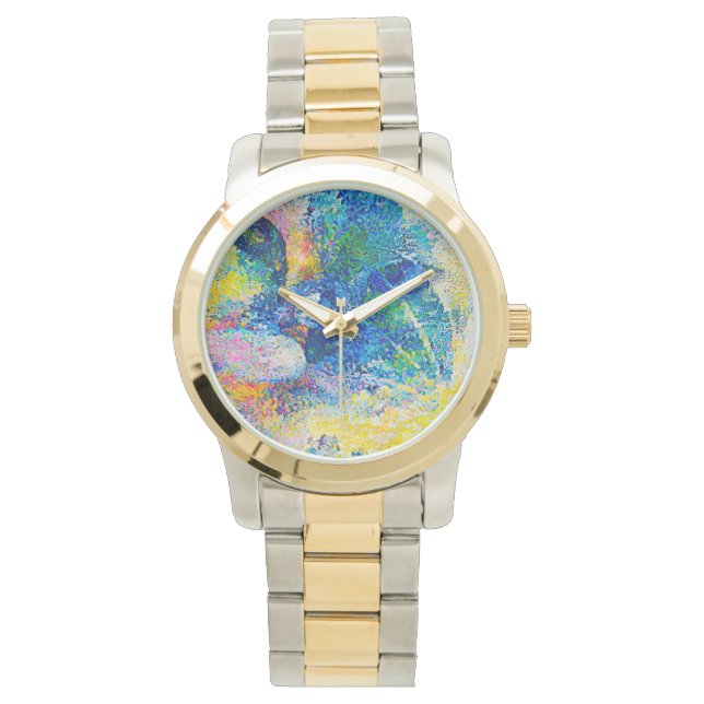 Montre Impression Abstraite dynamique (devant)