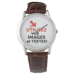 Montre Imprimer vos designs en ligne do-it-yourself en Fr