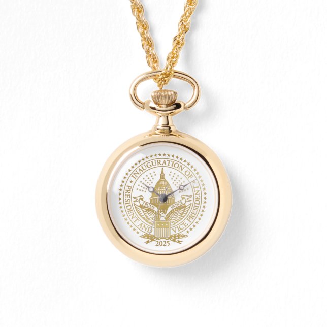 Montre Inauguration Donald Trump JD Vance 2025 Logo USA (Recto)