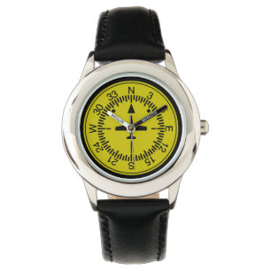 Montre Indicateur de direction Geek de l'aviation pilote