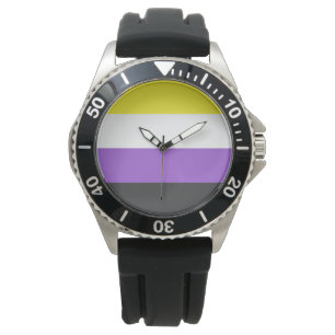 Montre Indicateur Enby (Pride non binaire)