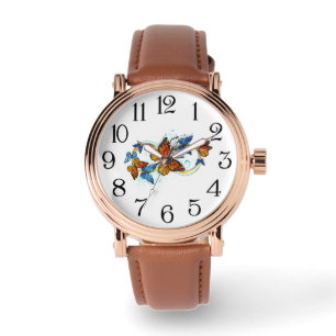 Montre Infini de papillons monarques