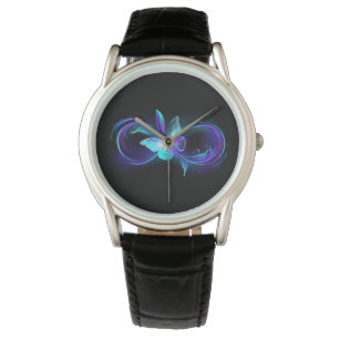 Montre Infinité brillante avec papillon magique
