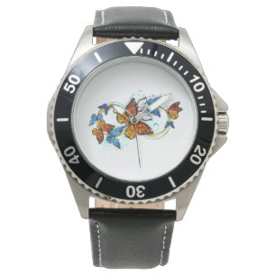 Montre Infinité de papillons monarques