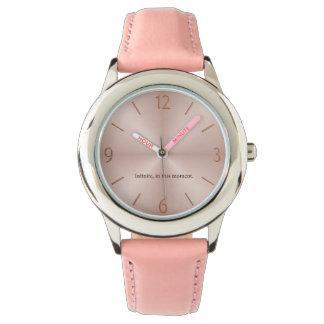 Montre Infinite Moment — Édition Blush