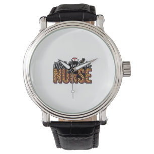 Montre Infirmière coordinatrice MDS Design de chemise vin