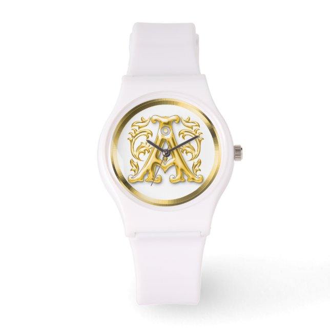 Montre Initiale Une Fille Design Designer (Recto)