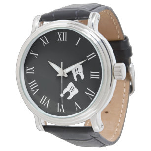 Montre Initiales molaires faites sur commande