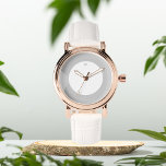 Montre Initiales vert poussiéreux personnalisées eWatch W<br><div class="desc">Cadeau pour elle,  poignets vert poussiéreux</div>