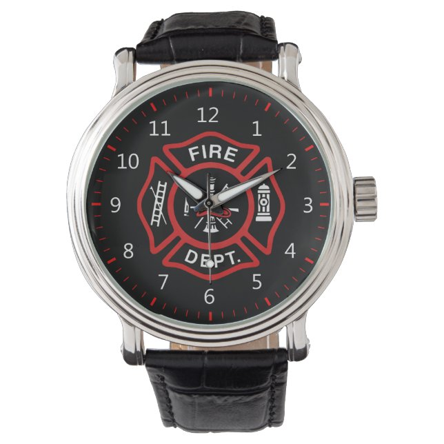 Montre Insigne du service d'incendie (devant)