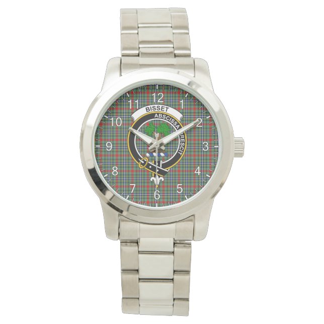 Montre Insigne Tartan Motif classique intemporel Clan Bis (devant)