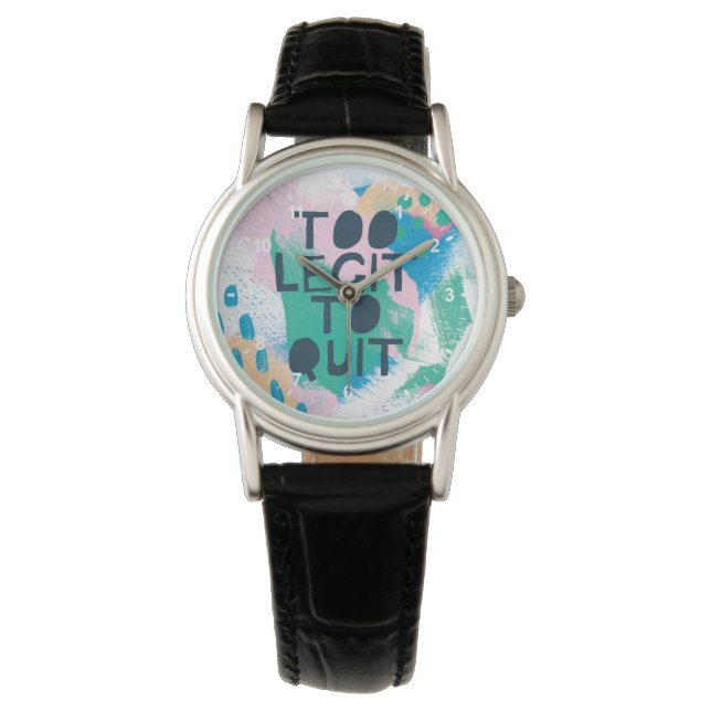 Montre Inspiration lumineuse III | Trop Legit Pour Quitte (devant)