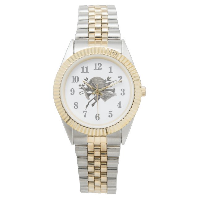 Montre Instruments de musique Musicien Vintage (devant)
