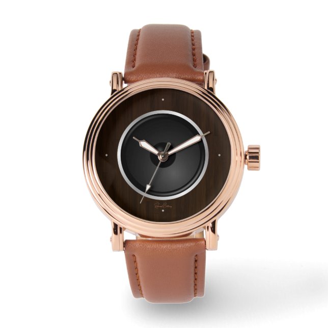 Montre Interlocuteur de musique en bois (Recto)