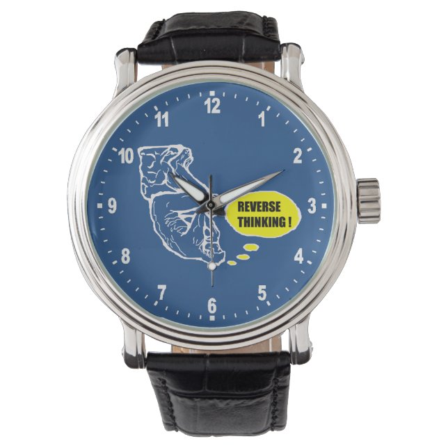 Montre Inverser la pensée (devant)