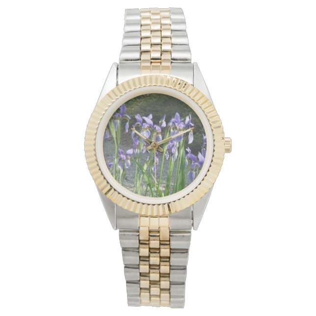 Montre Iris bleu (devant)