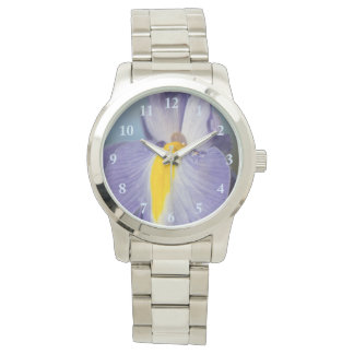 Montre Iris violet et jaune Raindrops Femmes Watch