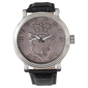 MONTRE IRLANDAISE UNIQUE DE PIÈCE DE MONNAIE DE