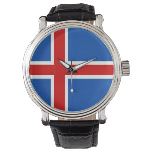 Montre Islande Watch - Le drapeau de l'Islande