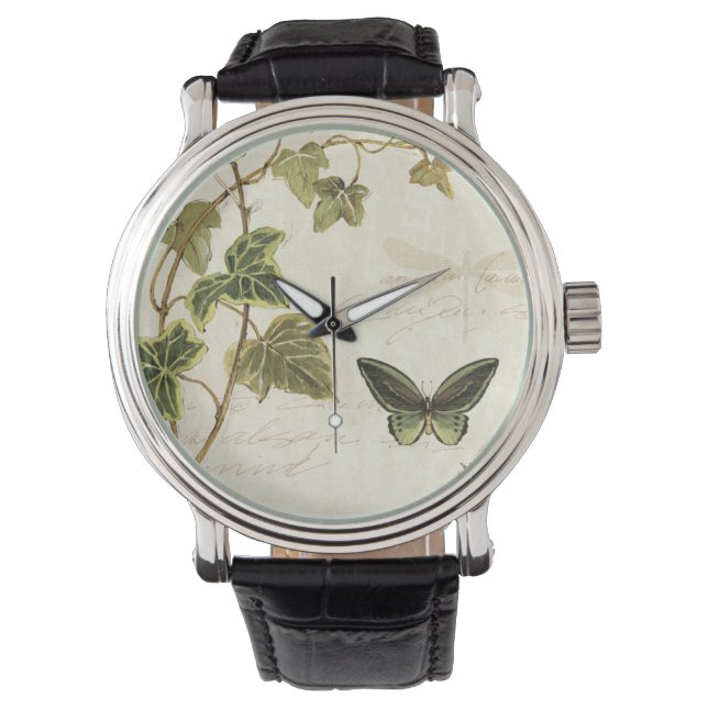 Montre Ivies et papillons (devant)