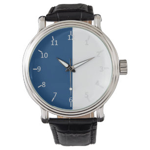 Montre Ivy bleu et blanc
