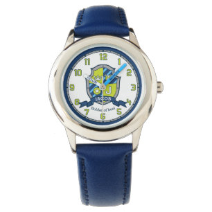 Montre Jacob nom signifiant lettre crête J ours bleu vert