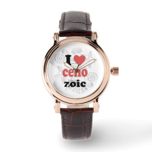 Montre J'adore la citation amusante du Cénozoïque pour le