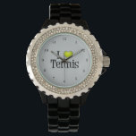 Montre J'adore le tennis<br><div class="desc">J'adore le tennis,  c'est mon sport préféré. Un joli cadeau de joueur de tennis.</div>