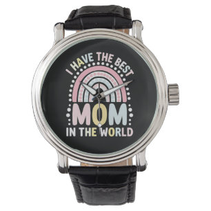 Montre J'ai la meilleure maman du monde Boho Rainbow