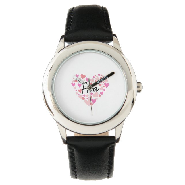 Montre J'aime Ava (devant)