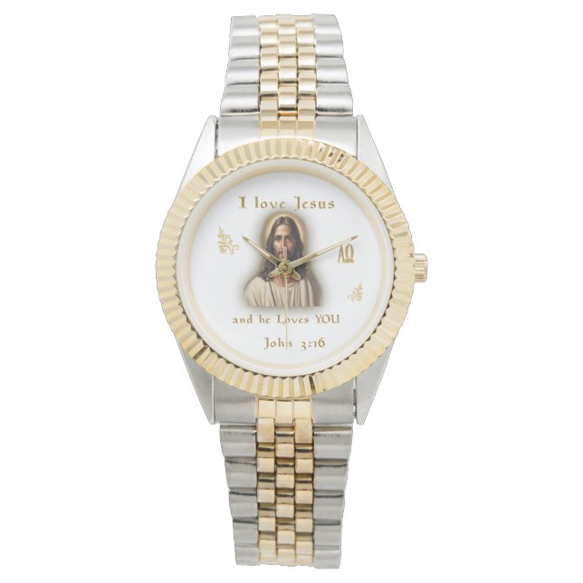 Montre J'aime Jésus (devant)