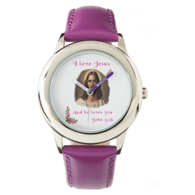 Montre J'aime Jésus (devant)