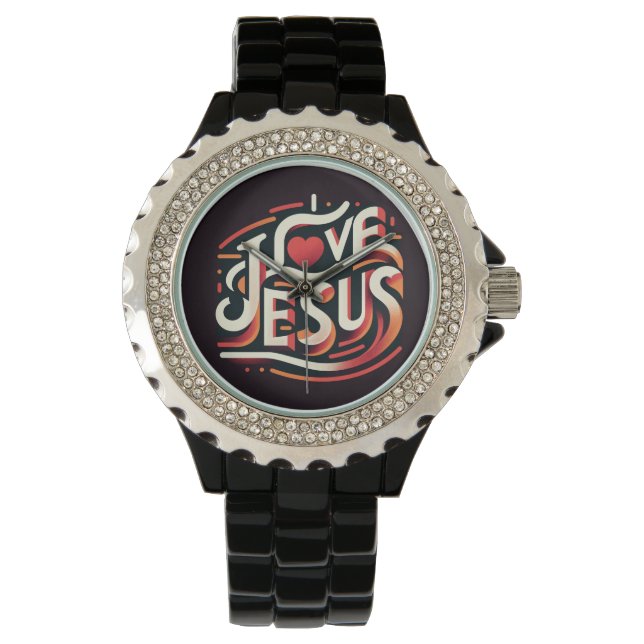 Montre J'aime Jésus regarde (devant)