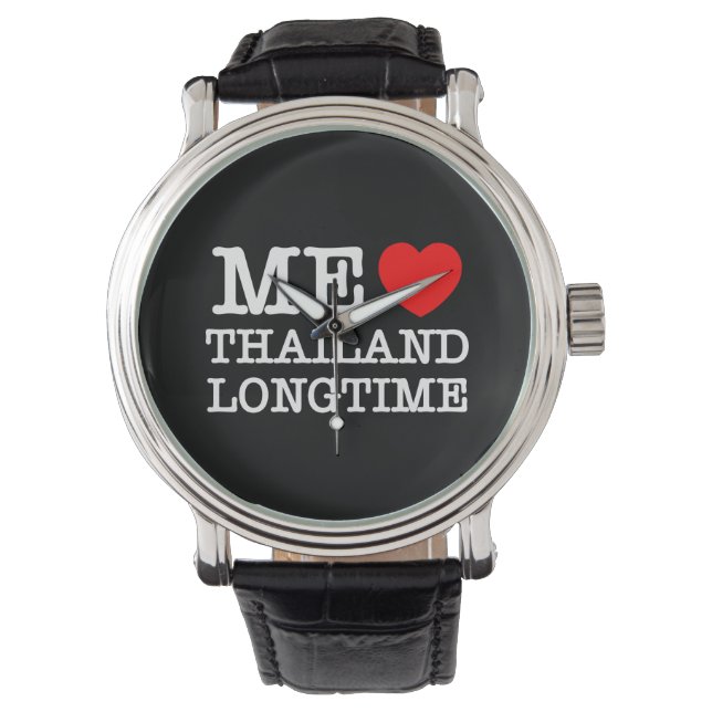 MONTRE J'AIME LA THAÏLANDE LONGTEMPS (devant)