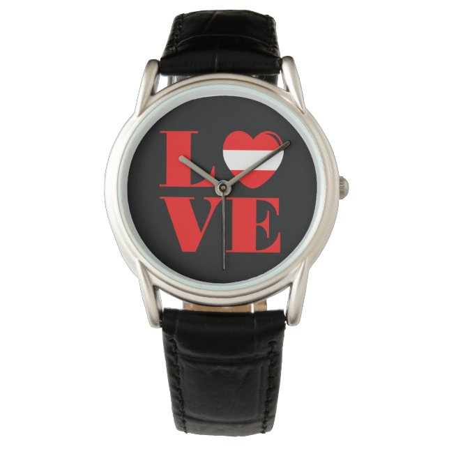 Montre J'aime l'Autriche (devant)