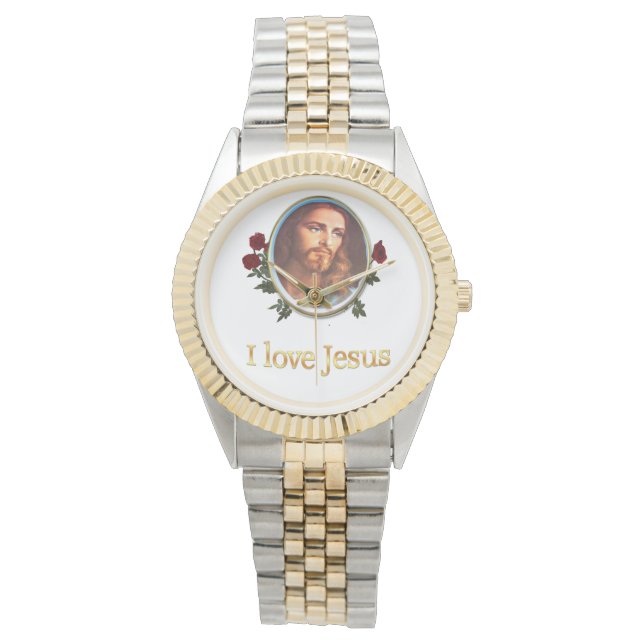 Montre J'aime les cadeaux de Jésus (devant)