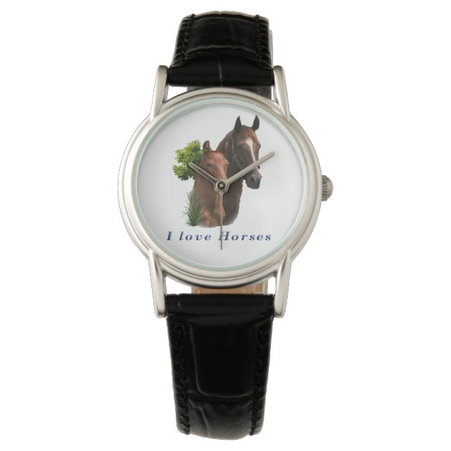 Montre J'aime les chevaux (devant)